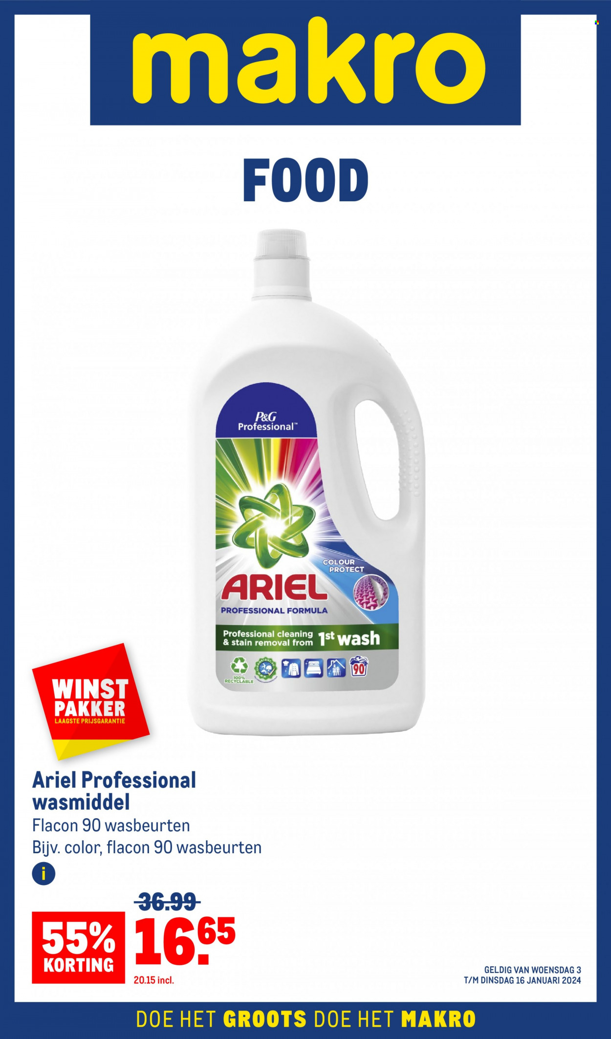 Makro-aanbieding - 3-1-2024 - 16-1-2024. Pagina 1