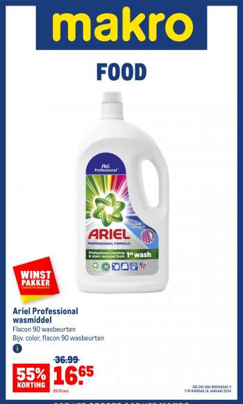 Makro-aanbieding - 3-1-2024 - 16-1-2024.