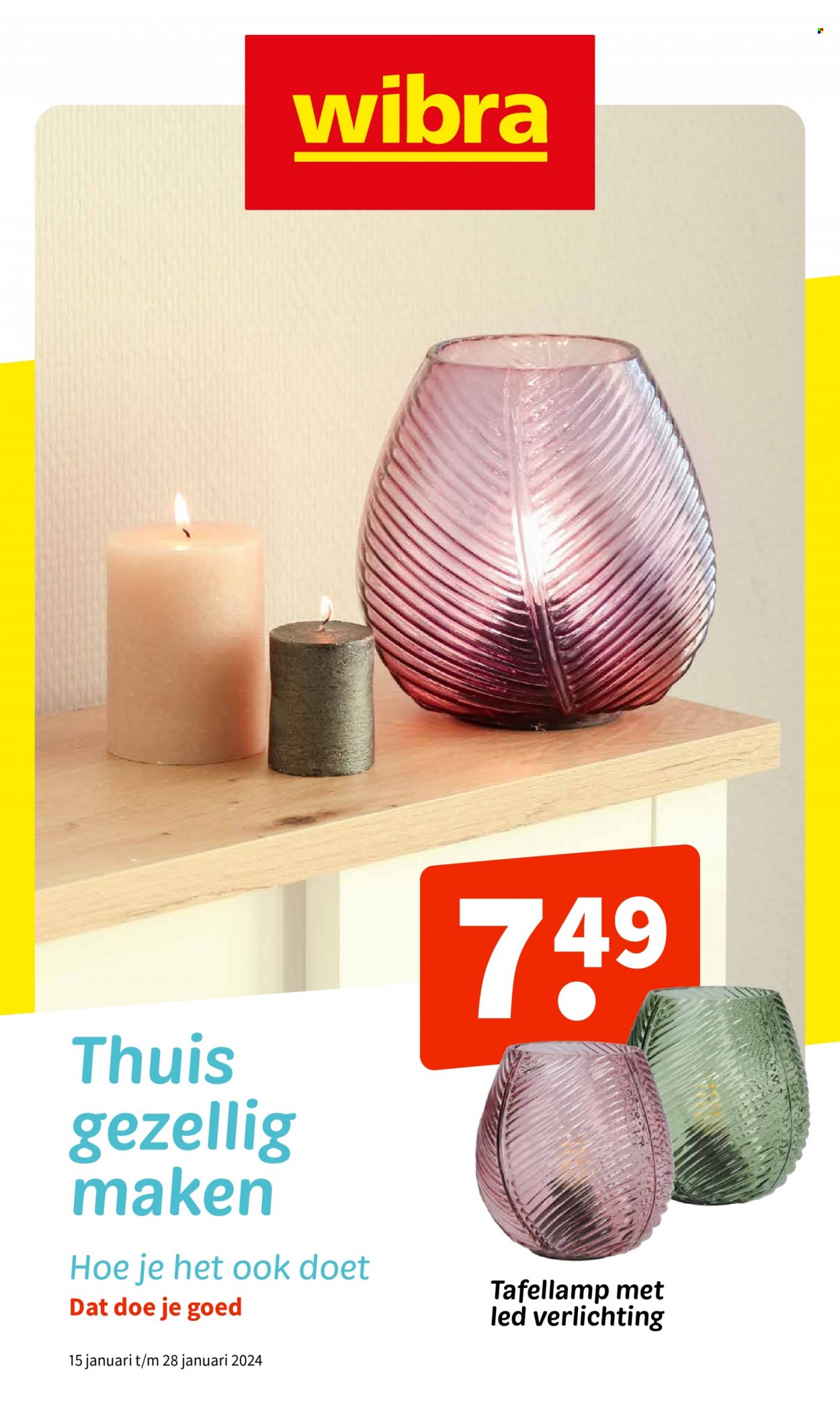 Wibra-aanbieding - 15-1-2024 - 28-1-2024. Pagina 1