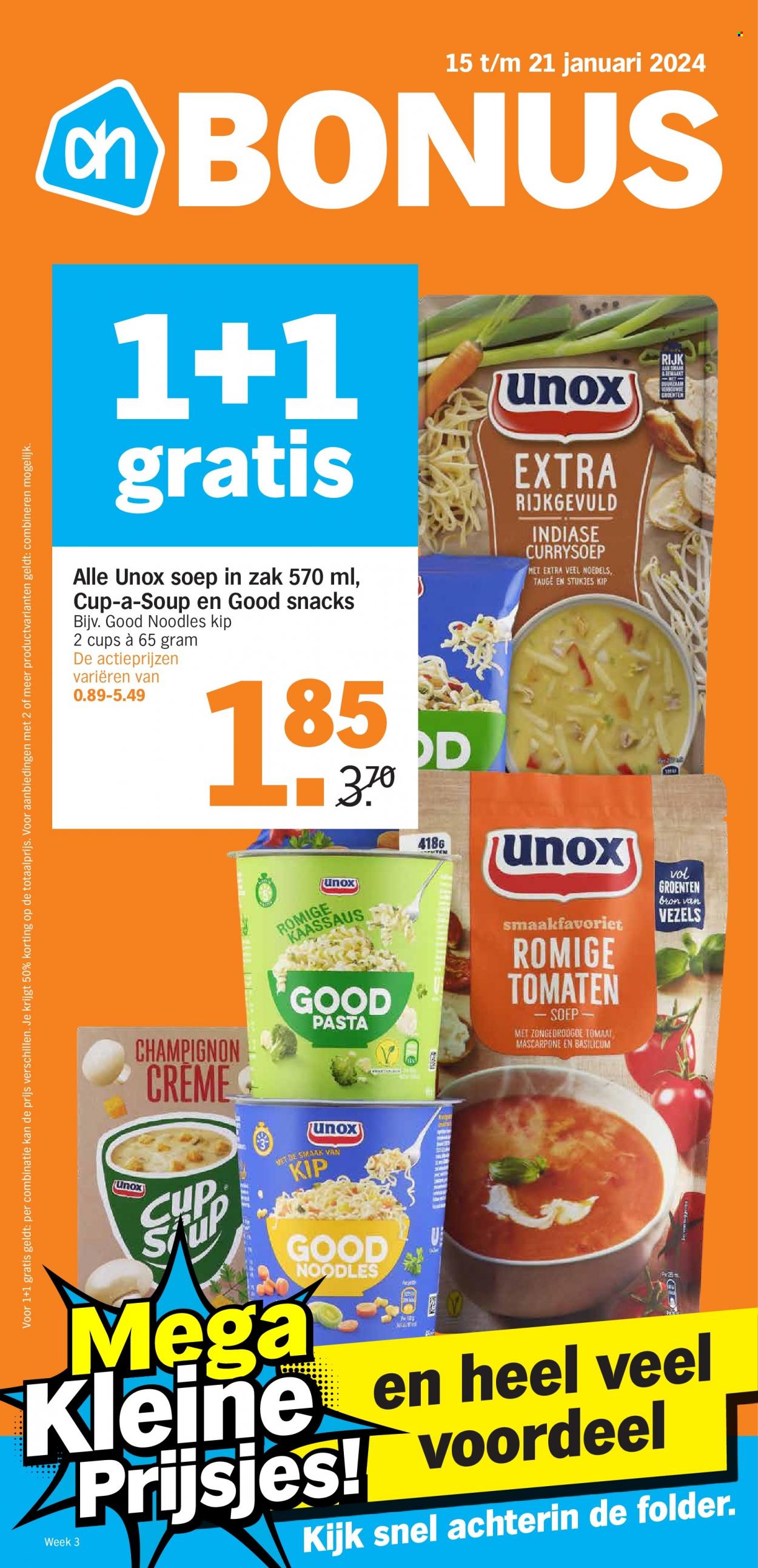 Albert Heijn-aanbieding - 15-1-2024 - 21-1-2024. Pagina 1