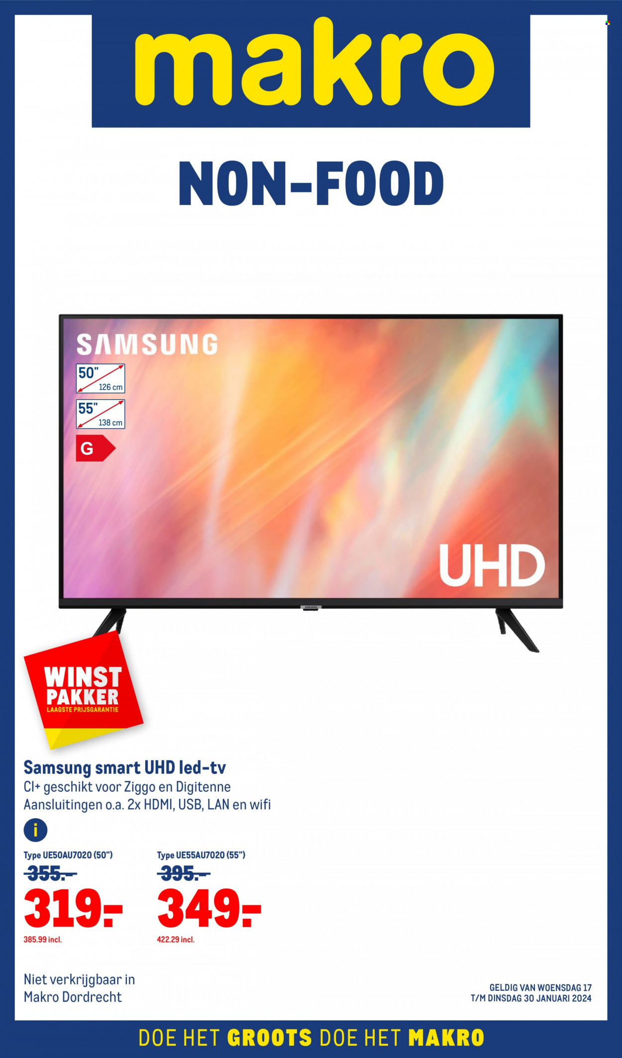 Makro-aanbieding - 17-1-2024 - 30-1-2024. Pagina 1