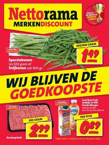 Nettorama-aanbieding - 22-1-2024 - 28-1-2024.