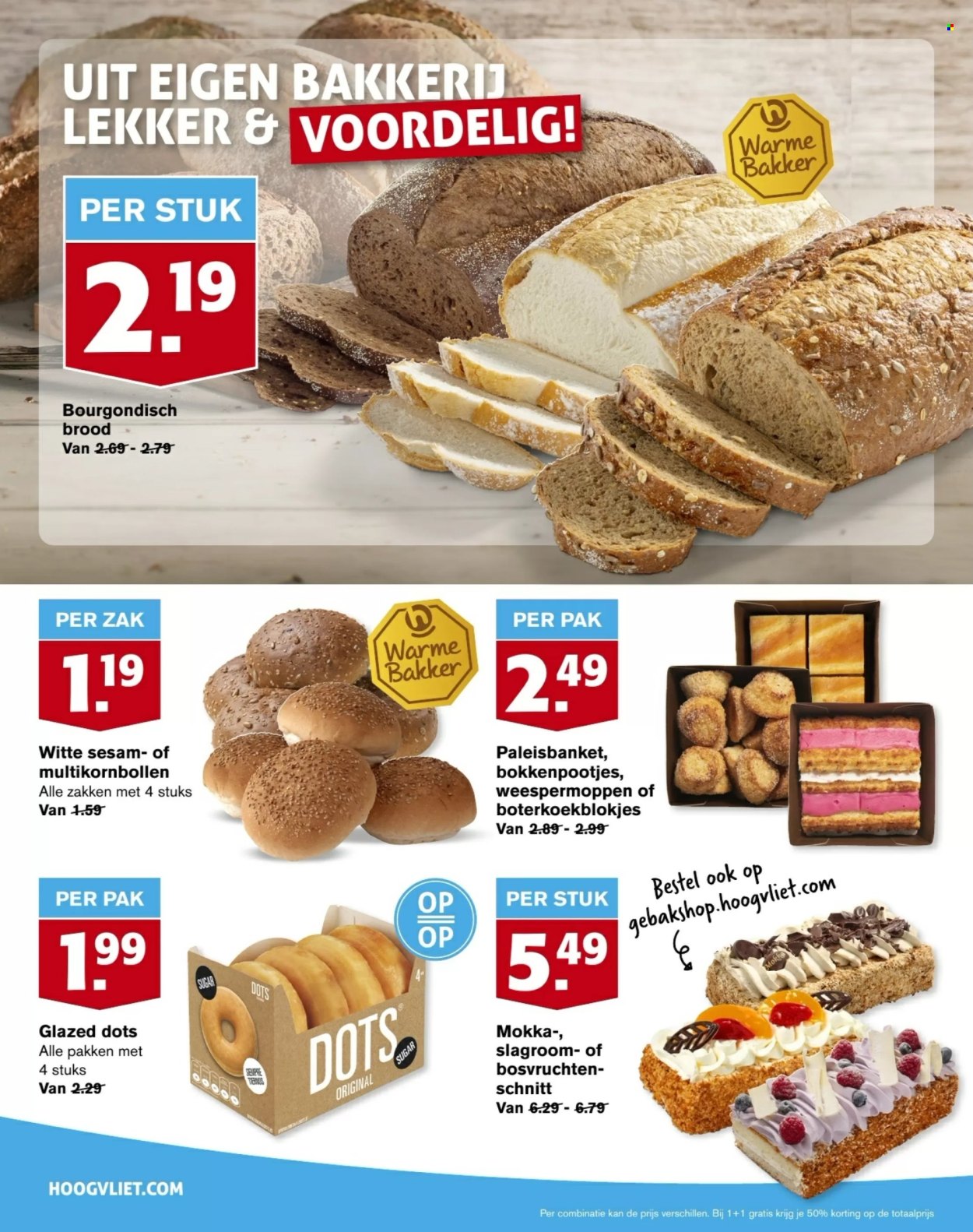 Hoogvliet-aanbieding - 14-2-2024 - 20-2-2024 -  producten in de aanbieding - brood, slagroom. Pagina 8.