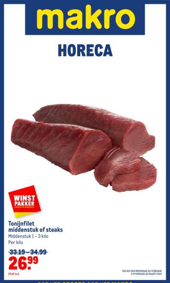 Makro-aanbieding - 28-2-2024 - 26-3-2024.