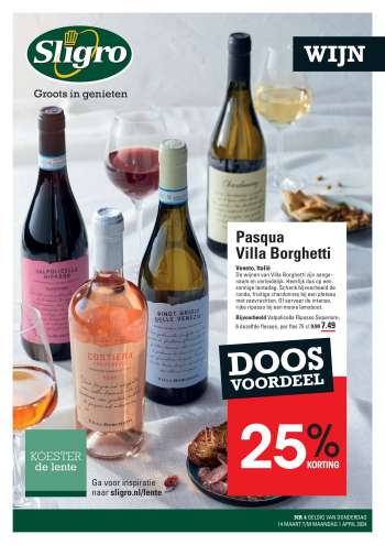 Sligro-aanbieding - 14-3-2024 - 1-4-2024.