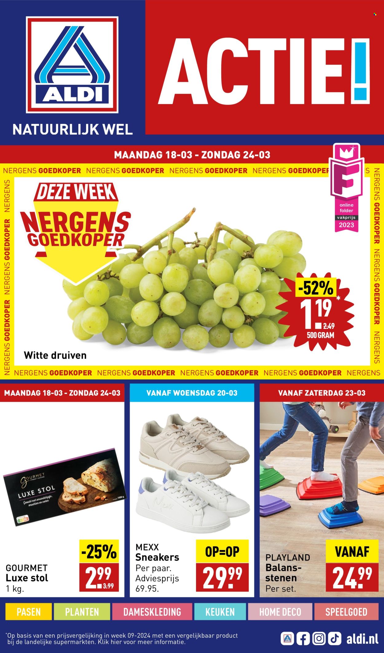 Aldi-aanbieding - 18-3-2024 - 24-3-2024. Pagina 1