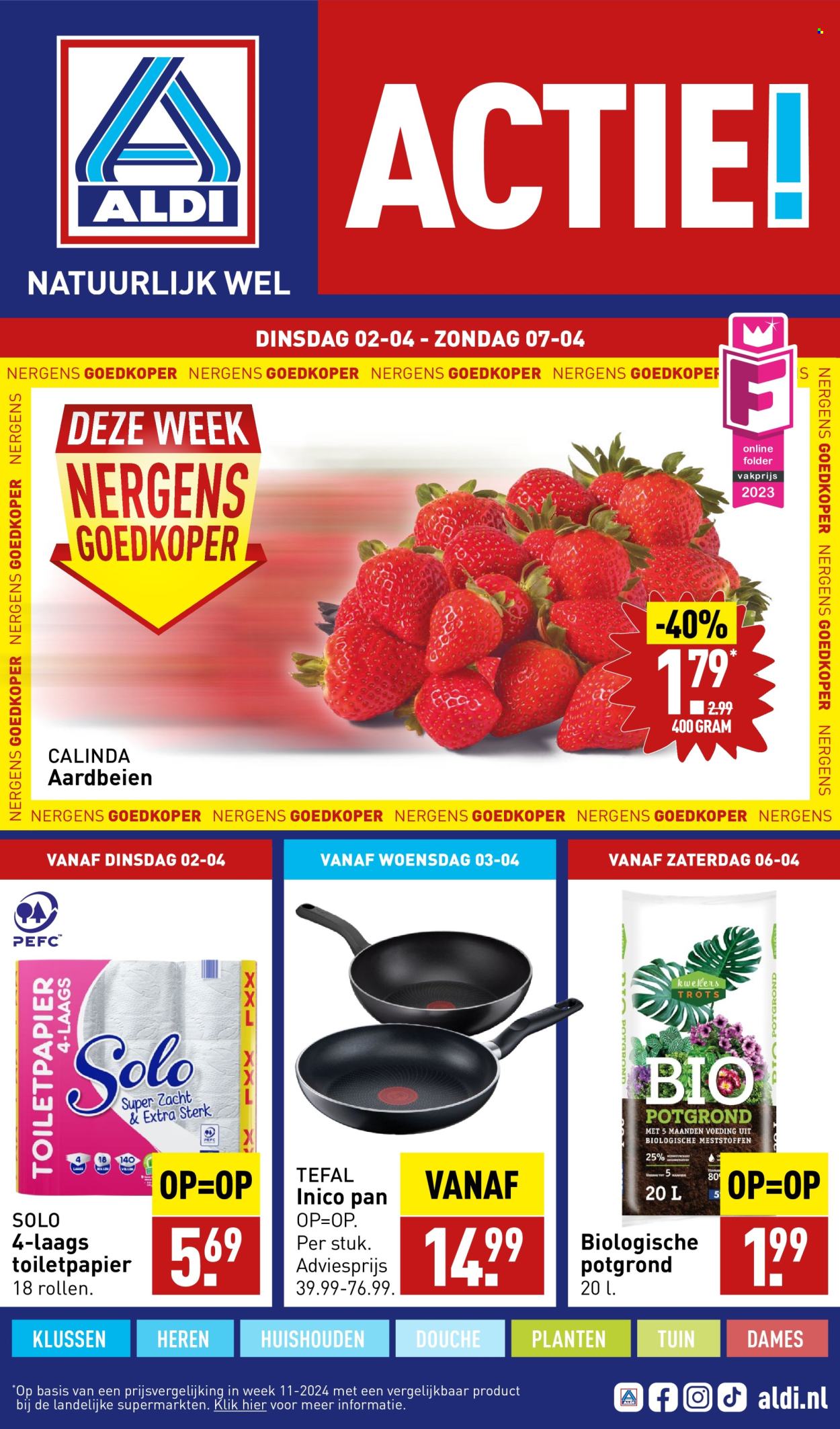 Aldi-aanbieding - 2-4-2024 - 7-4-2024. Pagina 1