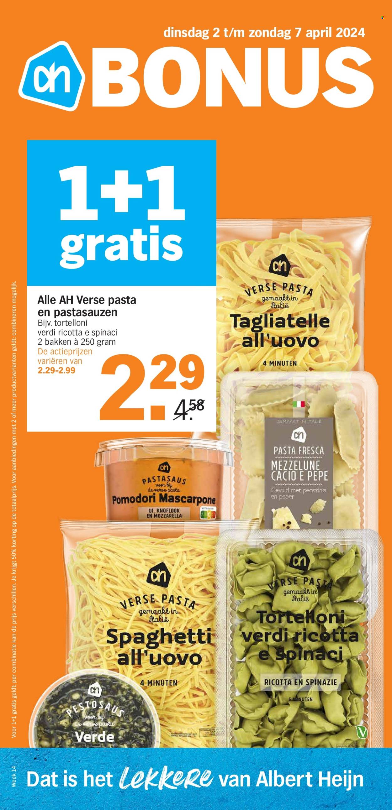 Albert Heijn-aanbieding - 2-4-2024 - 7-4-2024. Pagina 1