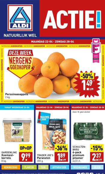 Aldi-aanbieding - 22-4-2024 - 28-4-2024.