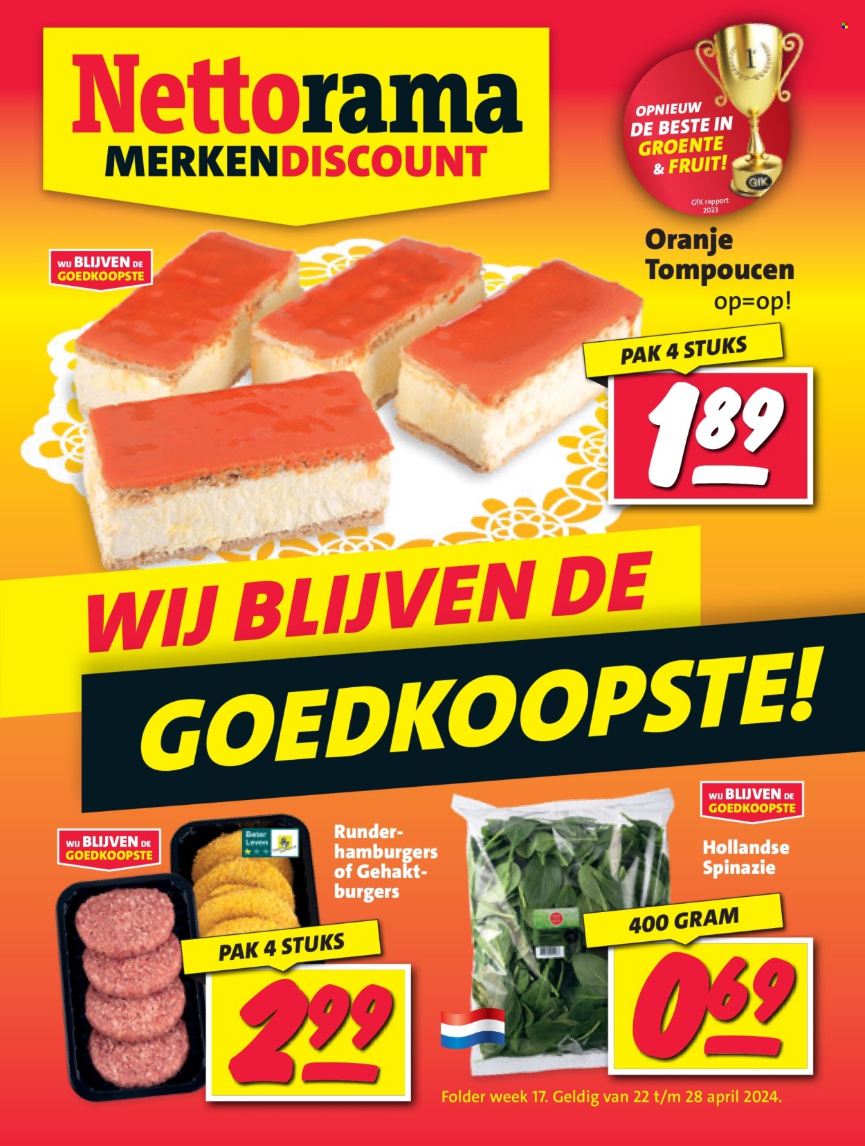 Nettorama-aanbieding - 22-4-2024 - 28-4-2024. Pagina 1