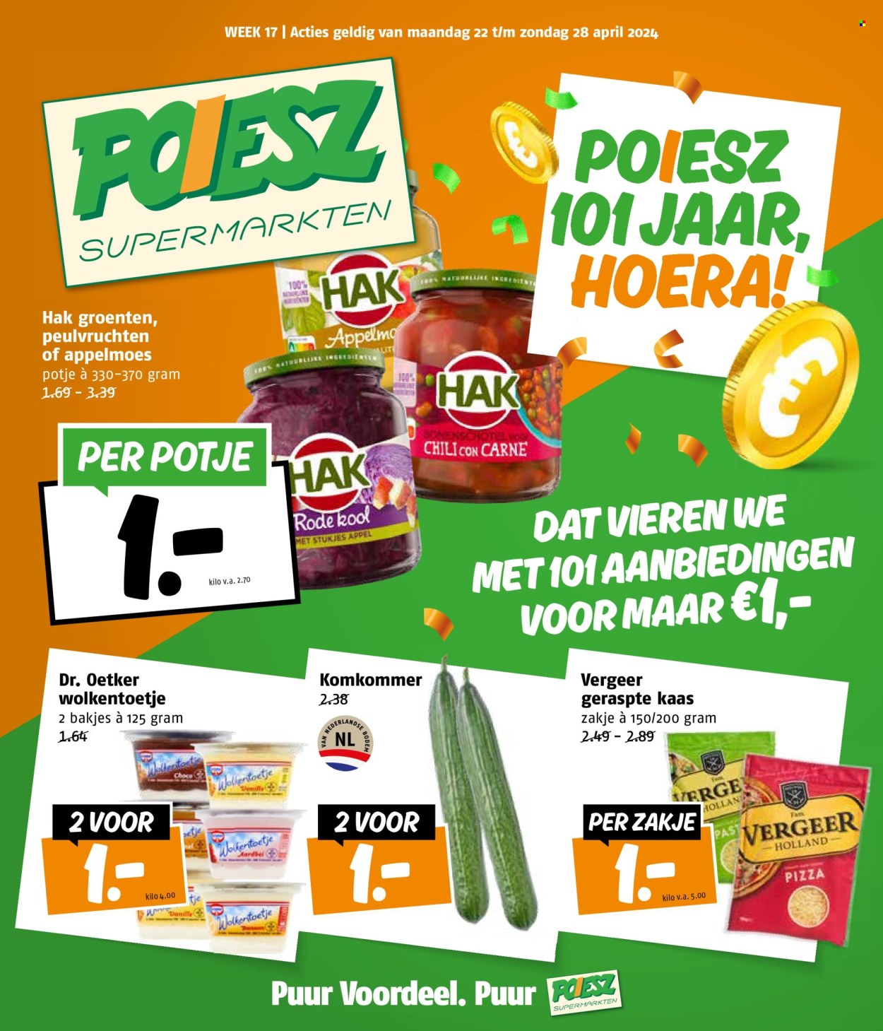 Poiesz-aanbieding - 22-4-2024 - 28-4-2024. Pagina 1