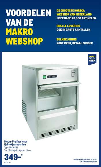 Makro-aanbieding - 24-4-2024 - 7-5-2024.