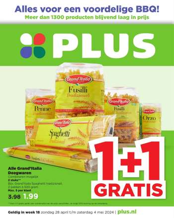 Plus-aanbieding - 28-4-2024 - 4-5-2024.