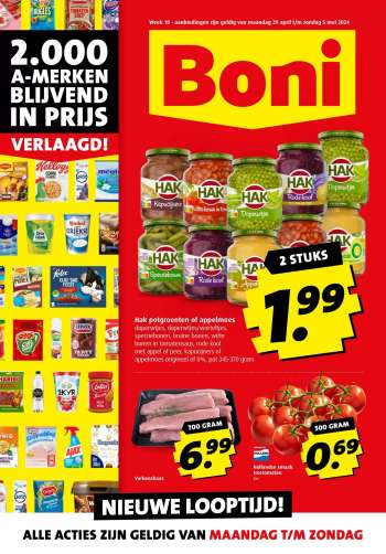 Boni-aanbieding - 29-4-2024 - 5-5-2024.