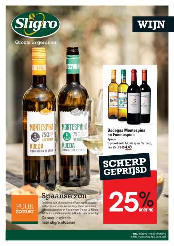 Sligro-aanbieding - 16-5-2024 - 3-6-2024.