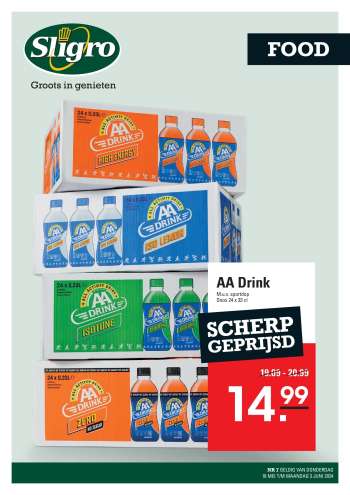 Sligro-aanbieding - 16-5-2024 - 3-6-2024.