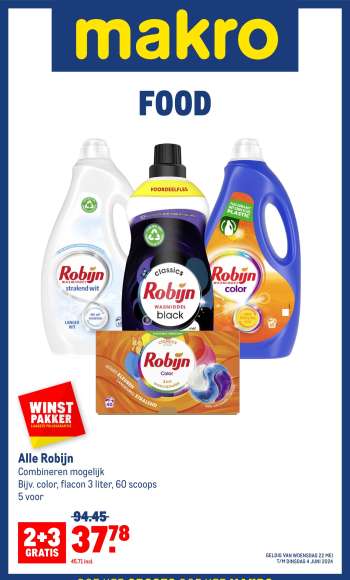 Makro-aanbieding - 22-5-2024 - 4-6-2024.