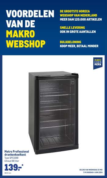 Makro-aanbieding - 22-5-2024 - 4-6-2024.