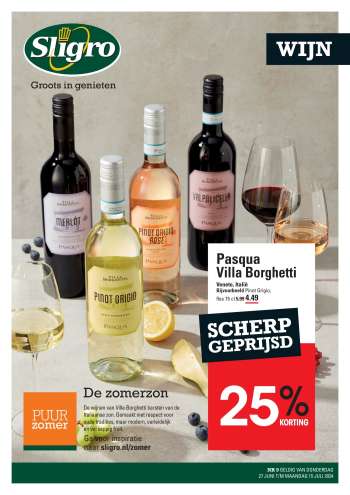 Sligro-aanbieding - 27-6-2024 - 15-7-2024.