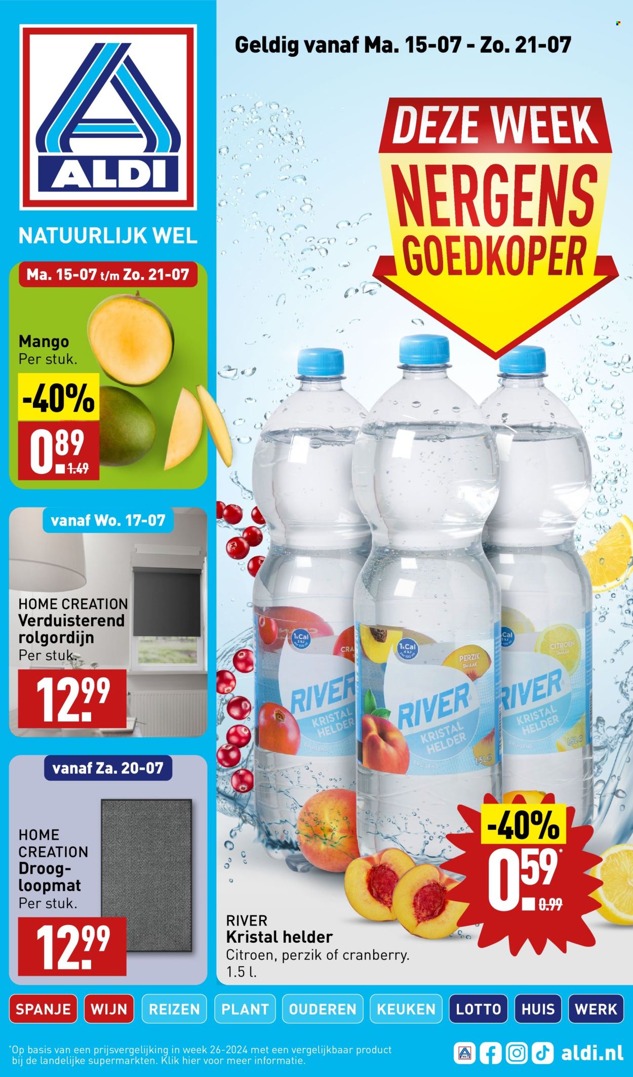 Aldi-aanbieding - 15-7-2024 - 21-7-2024. Pagina 1