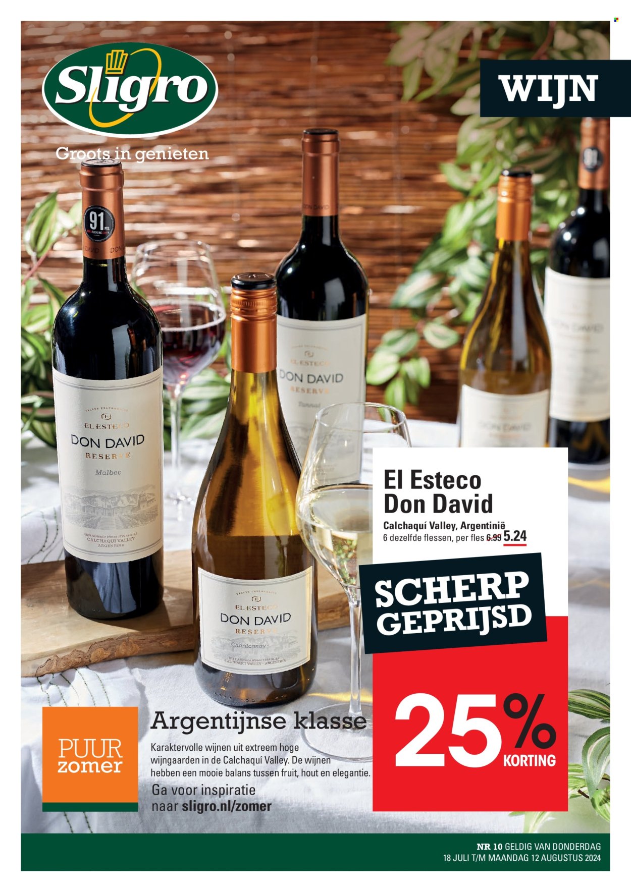 Sligro-aanbieding - 18-7-2024 - 12-8-2024. Pagina 1