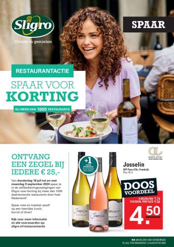 Sligro-aanbieding - 18-7-2024 - 12-8-2024.