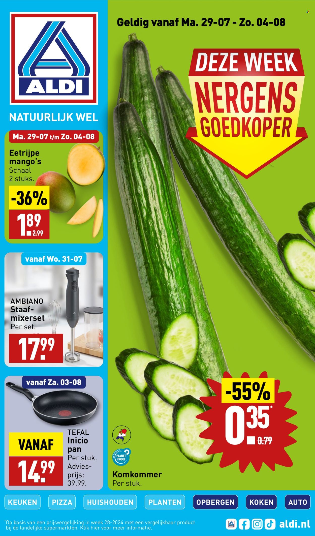 Aldi-aanbieding - 29-7-2024 - 4-8-2024. Pagina 1