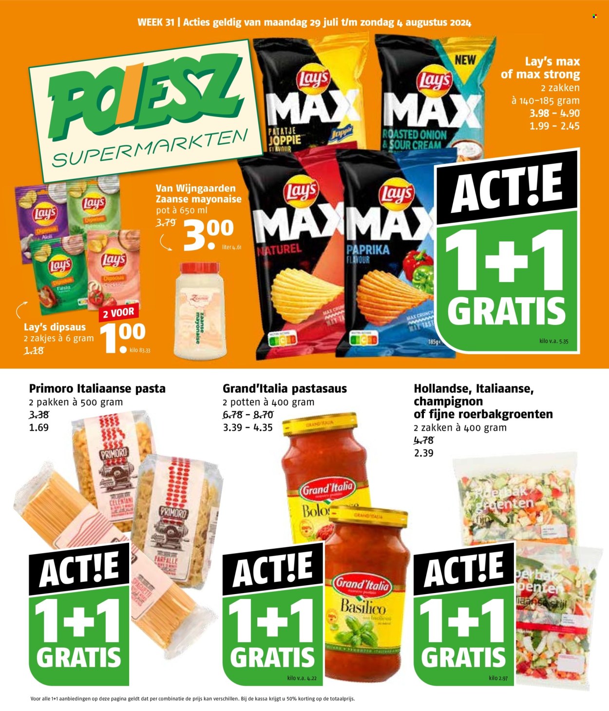 Poiesz-aanbieding - 29-7-2024 - 4-8-2024. Pagina 1
