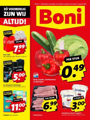 Boni-aanbieding - 5-8-2024 - 11-8-2024.
