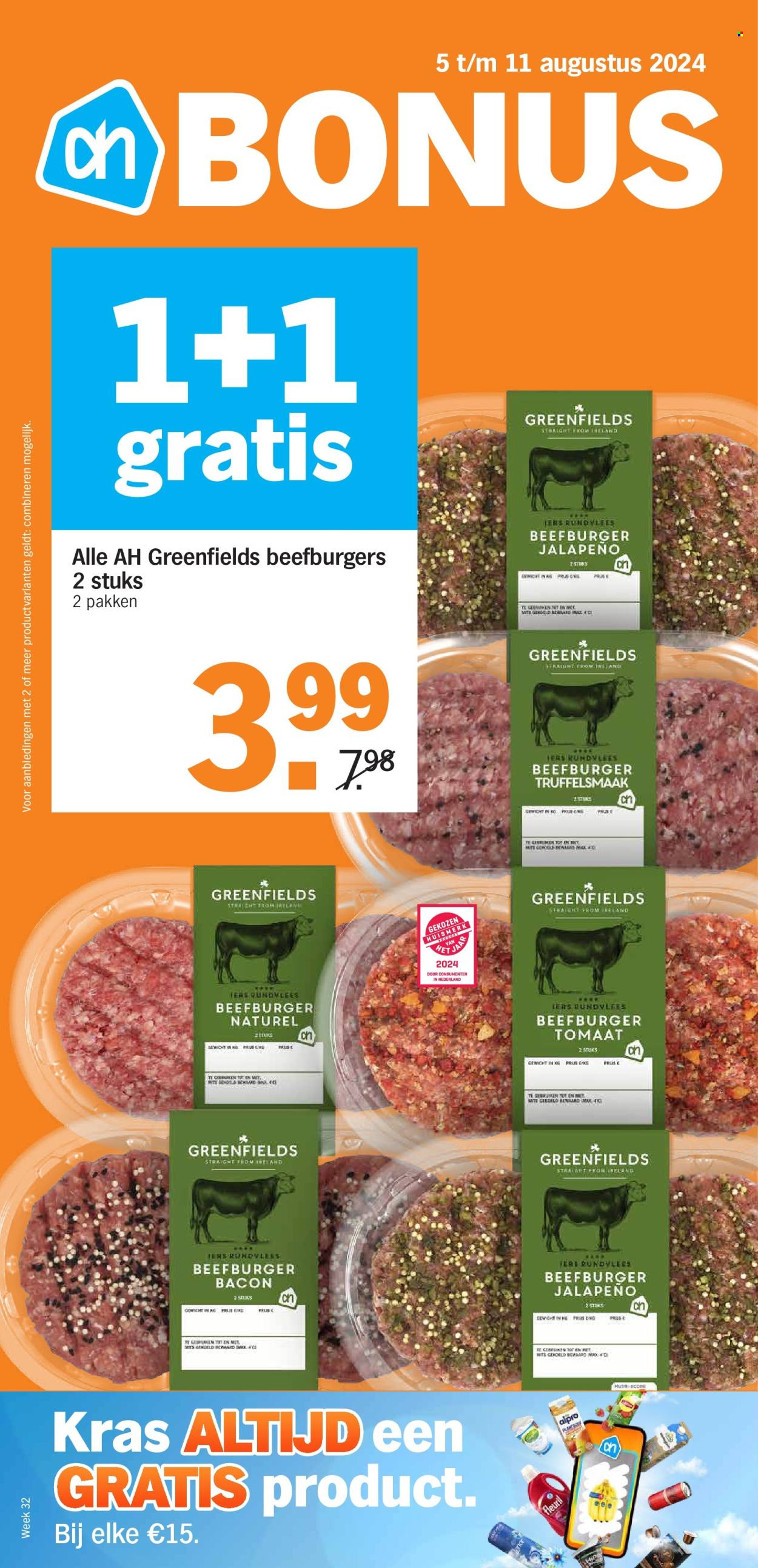 Albert Heijn-aanbieding - 5-8-2024 - 11-8-2024. Pagina 1