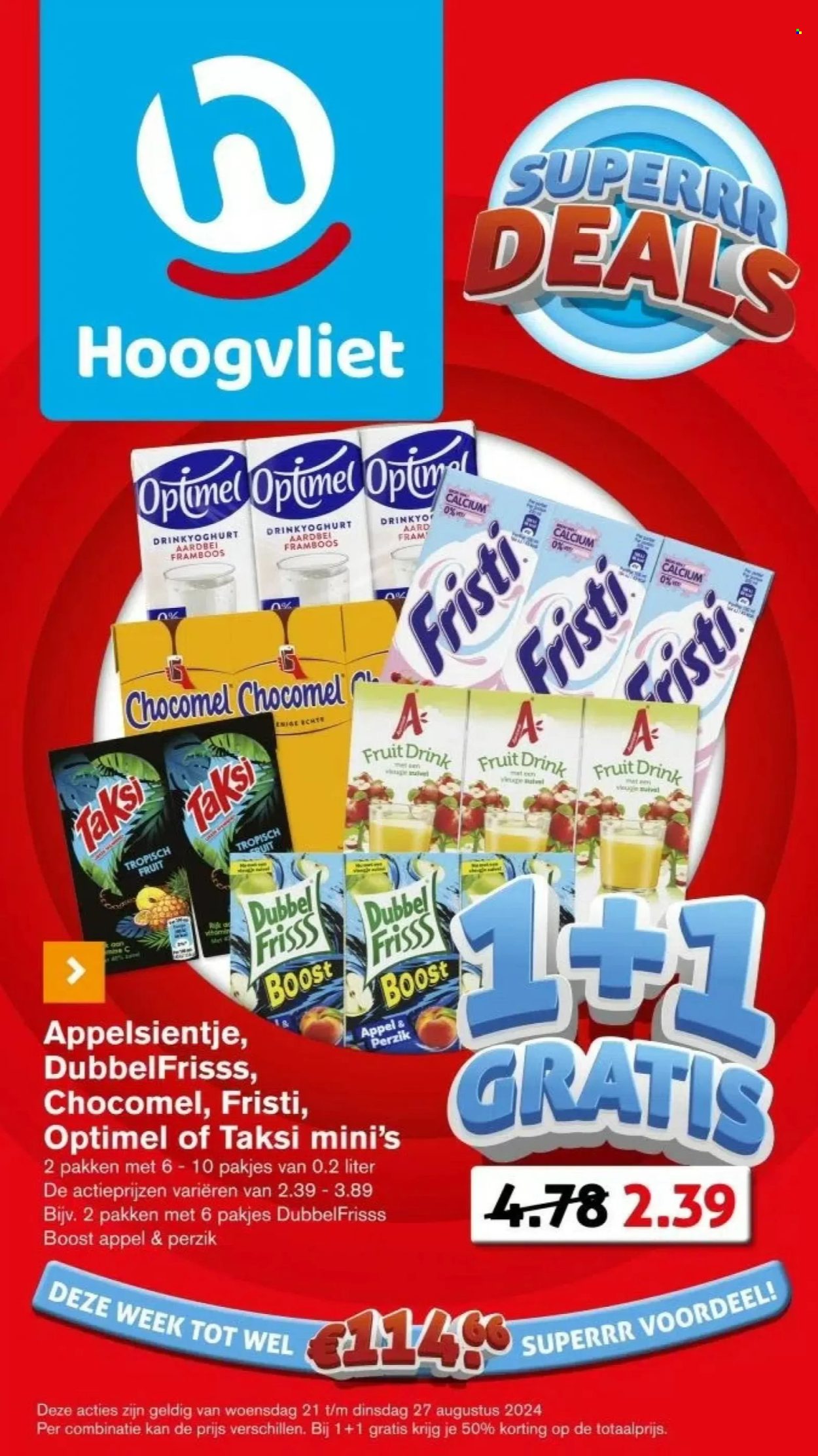 Hoogvliet-aanbieding - 21-8-2024 - 27-8-2024. Pagina 1