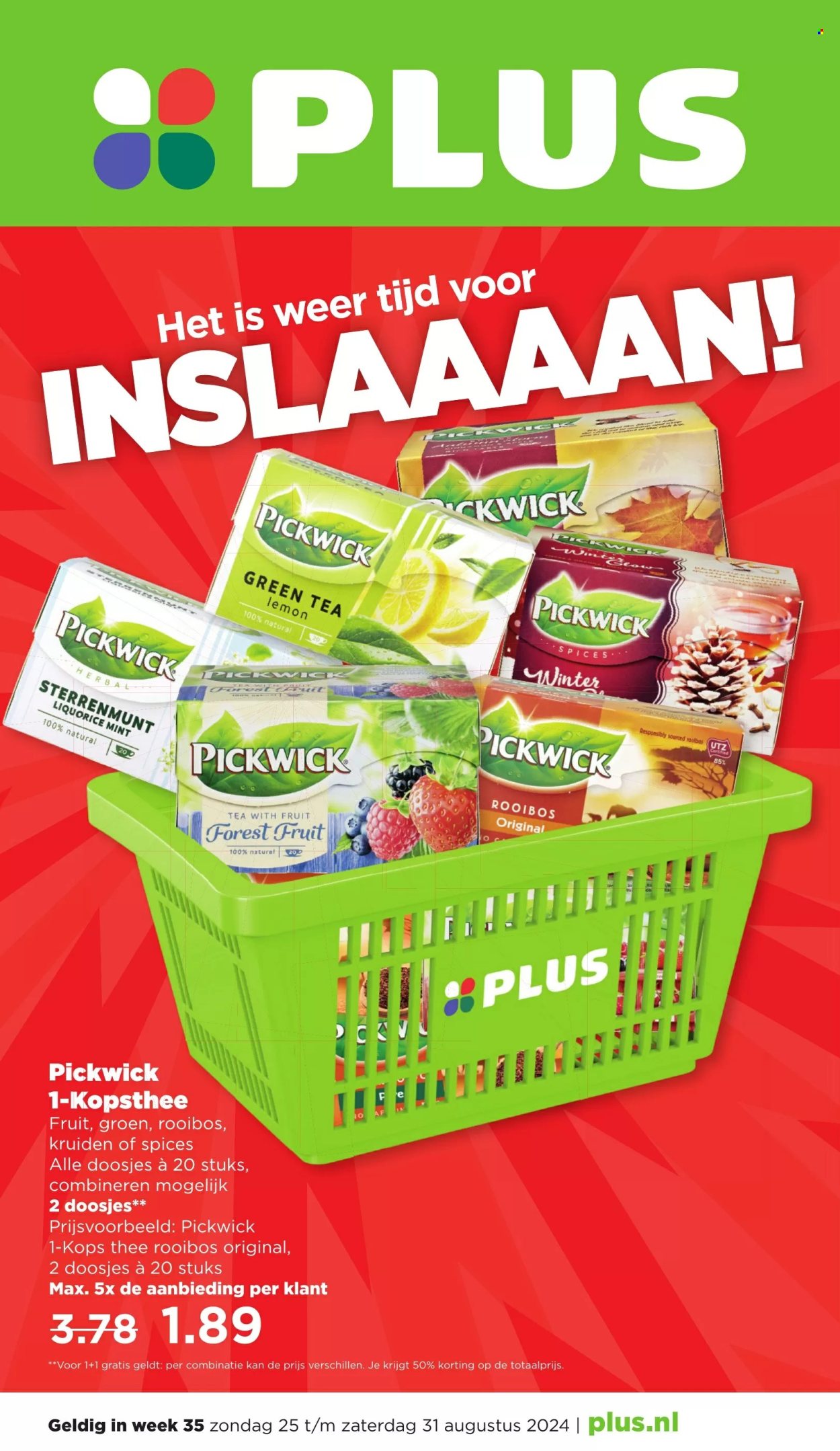Plus-aanbieding - 25-8-2024 - 31-8-2024. Pagina 1