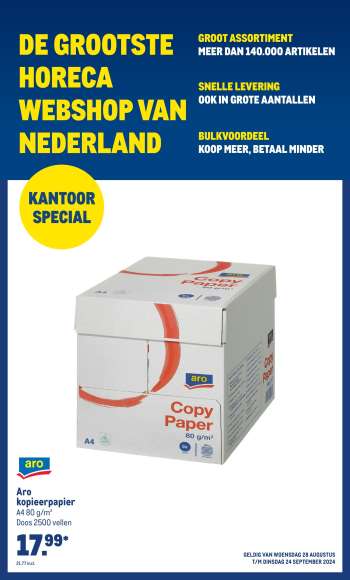 Makro-aanbieding - 28-8-2024 - 24-9-2024.