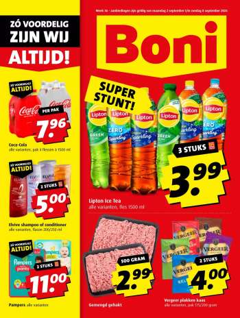 Boni-aanbieding - 2-9-2024 - 8-9-2024.