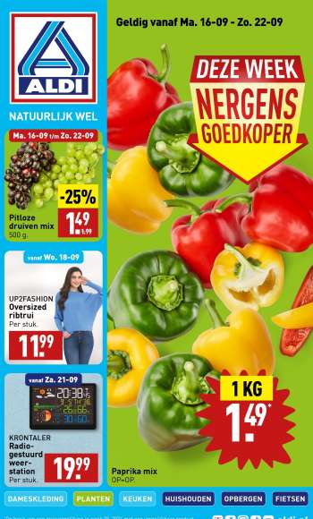 Aldi-aanbieding - 16-9-2024 - 22-9-2024.