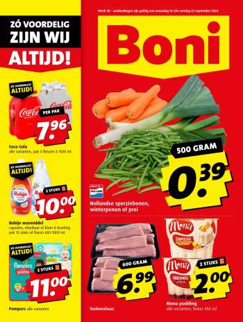Boni-aanbieding - 16-9-2024 - 22-9-2024.