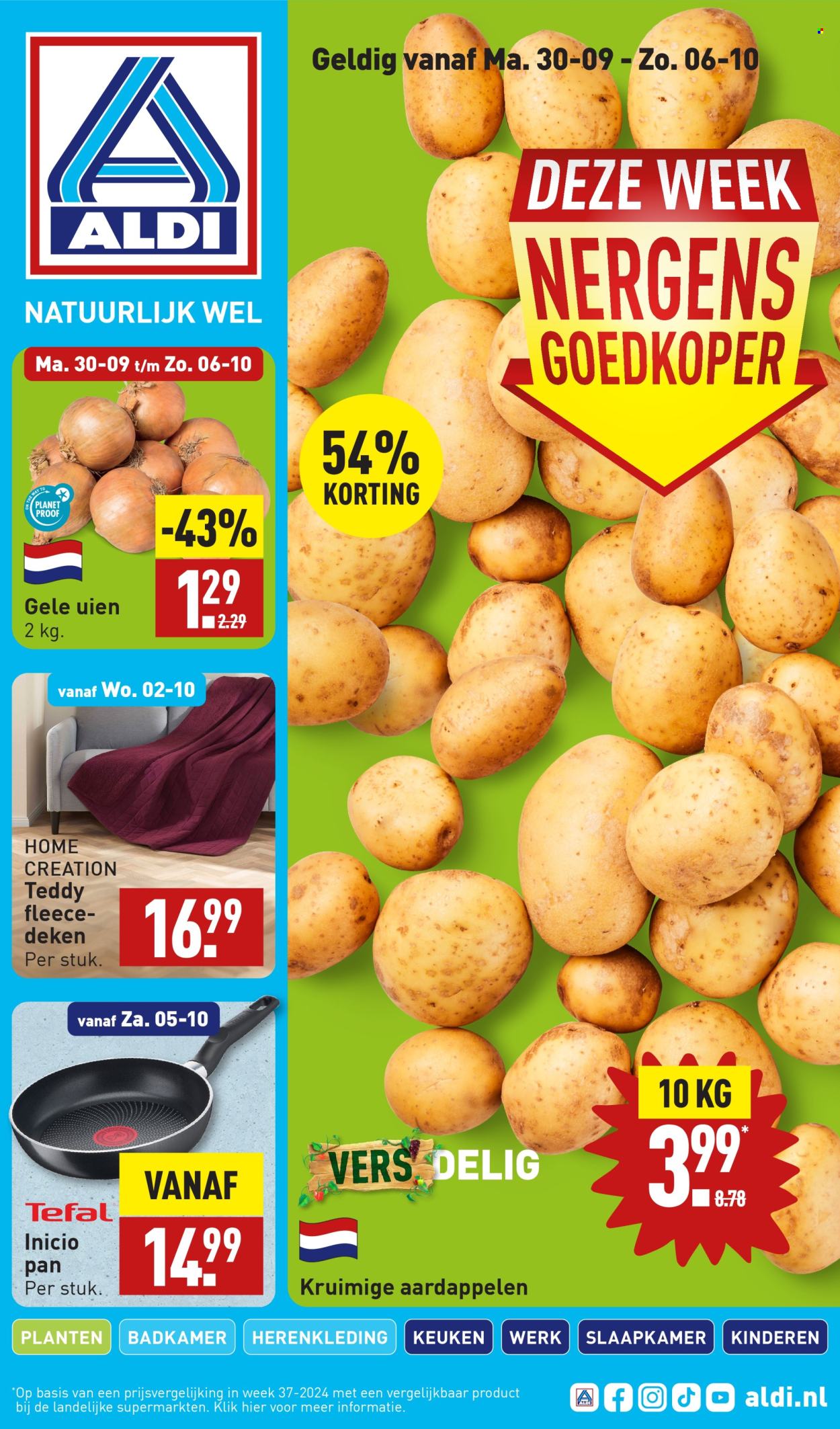 Aldi-aanbieding - 30-9-2024 - 6-10-2024. Pagina 1