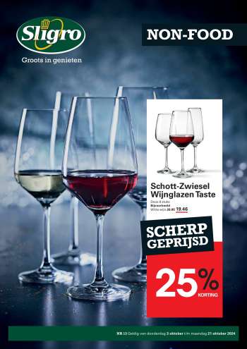 Sligro-aanbieding - 3-10-2024 - 21-10-2024.