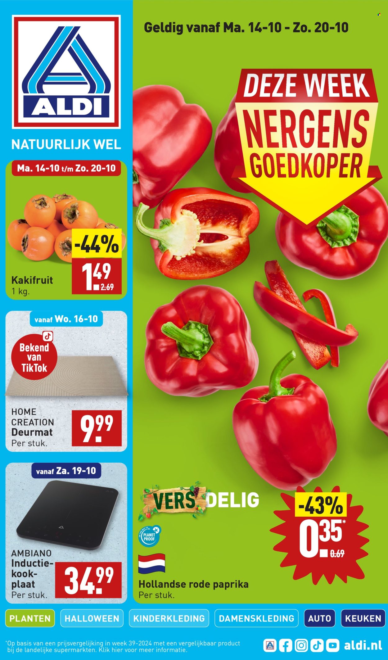 Aldi-aanbieding - 14-10-2024 - 20-10-2024. Pagina 1