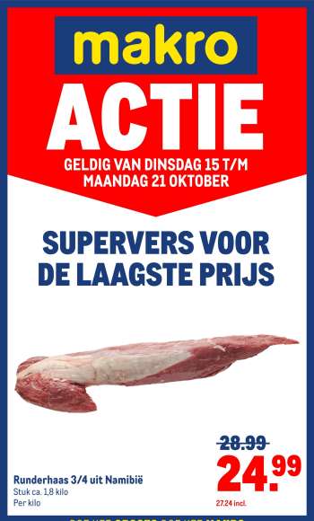Makro-aanbieding - 15-10-2024 - 21-10-2024.