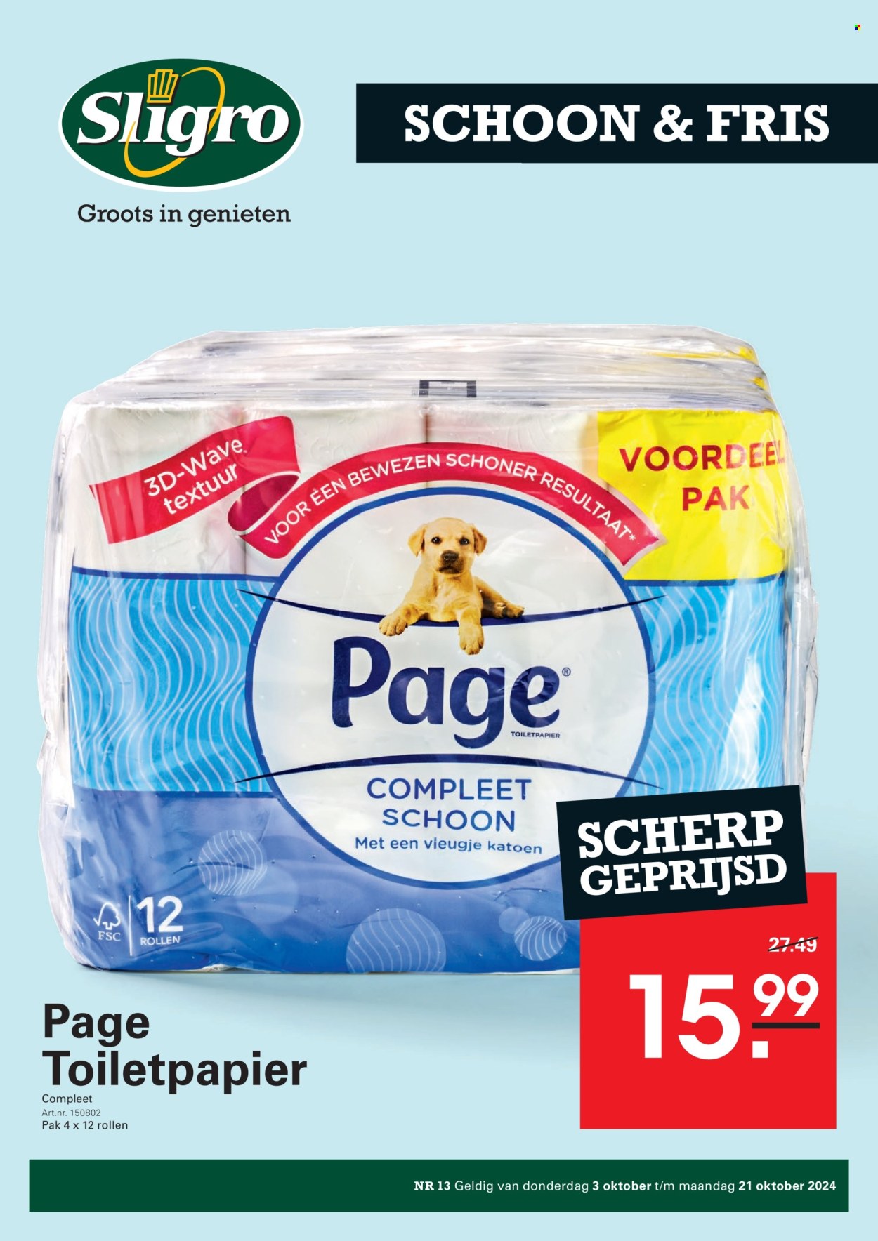 Sligro-aanbieding - 3-10-2024 - 21-10-2024. Pagina 1