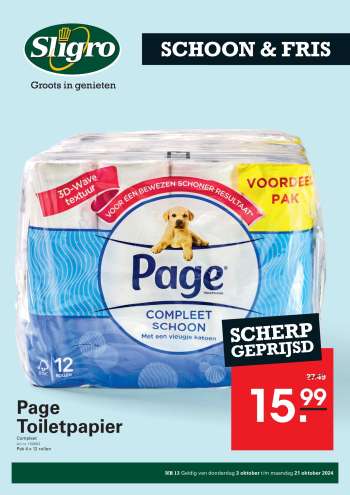 Sligro-aanbieding - 3-10-2024 - 21-10-2024.