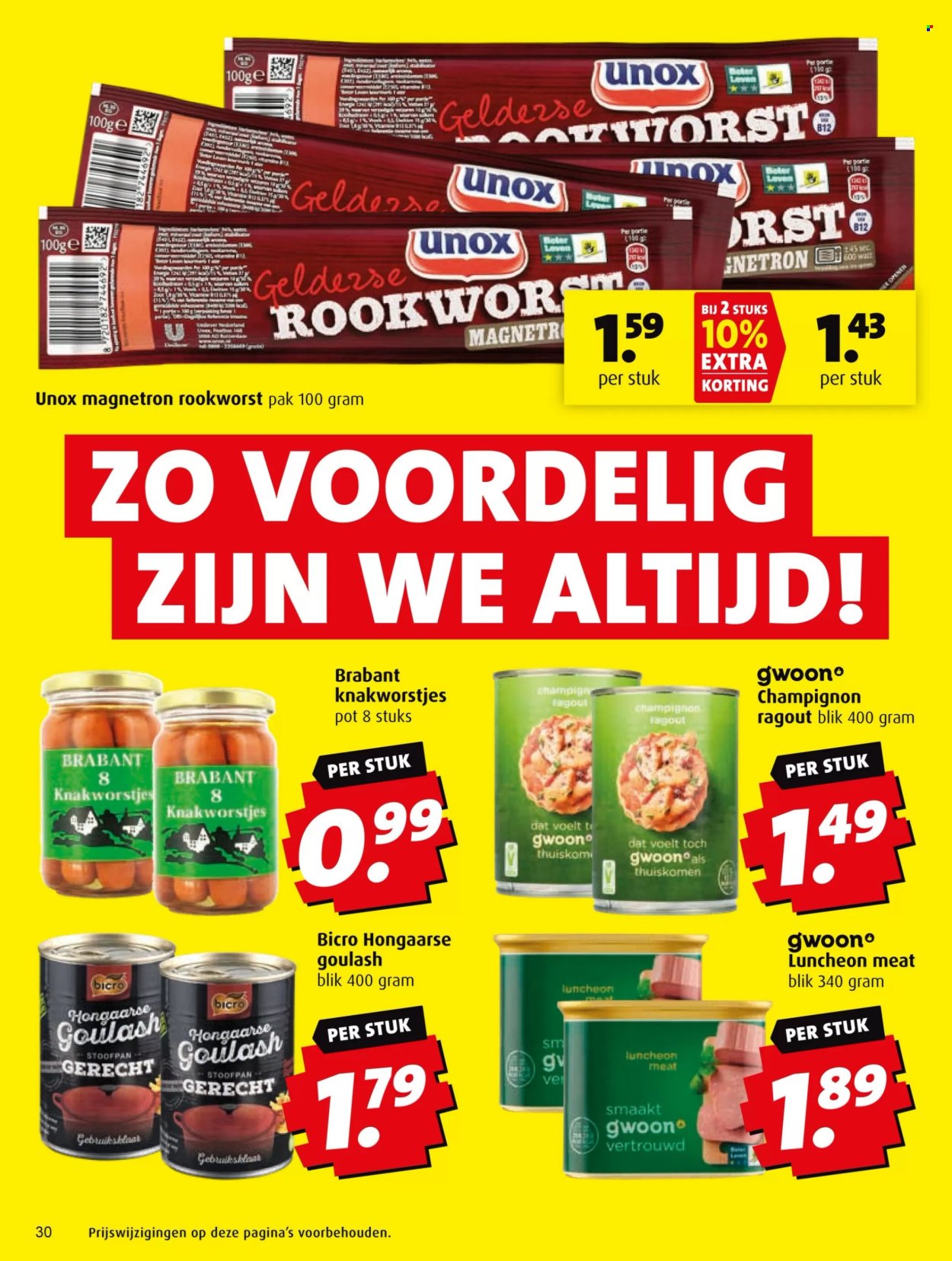 Boni-aanbieding - 21-10-2024 - 27-10-2024. Pagina 30