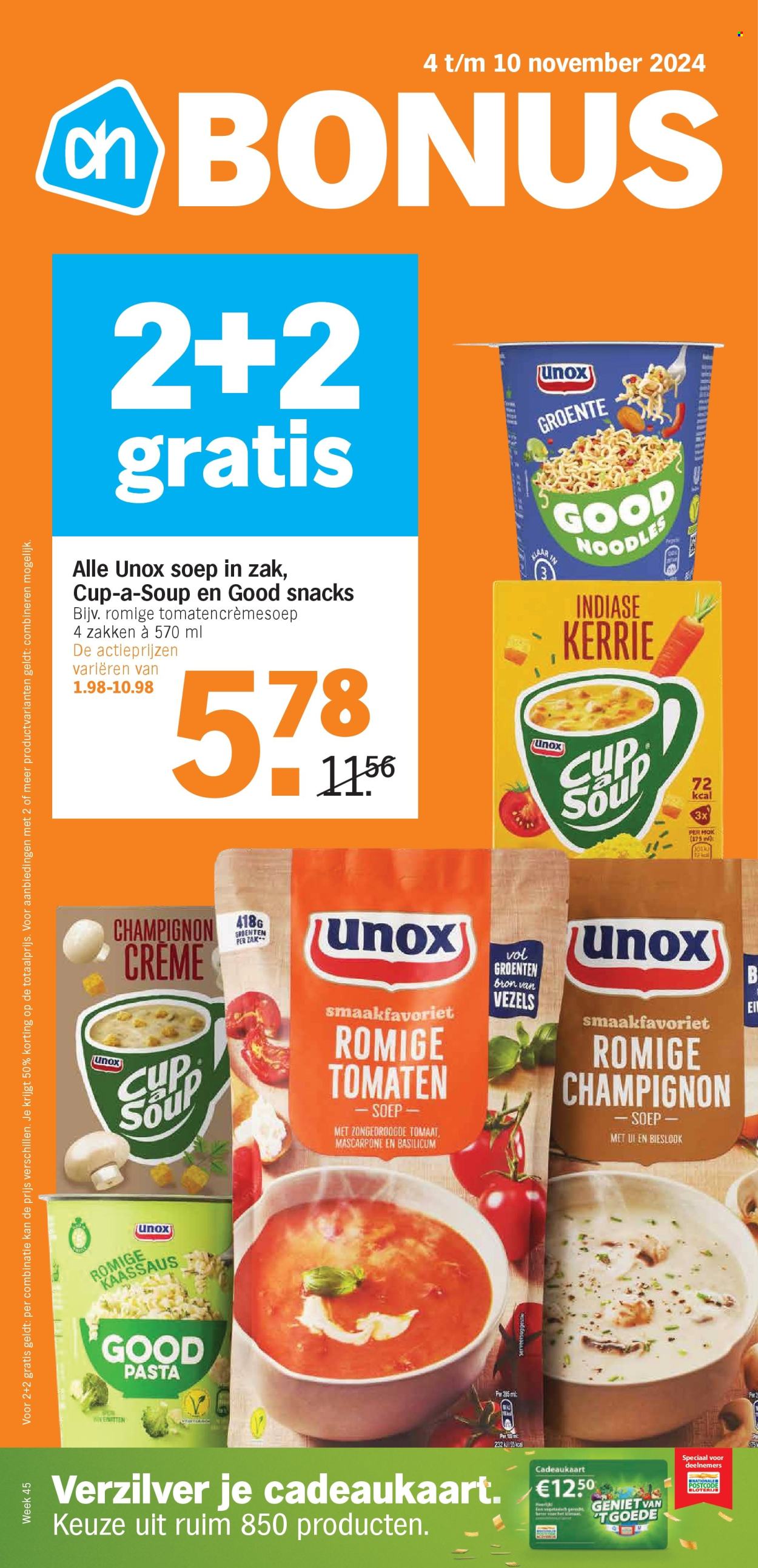 Albert Heijn-aanbieding - 4-11-2024 - 10-11-2024. Pagina 1