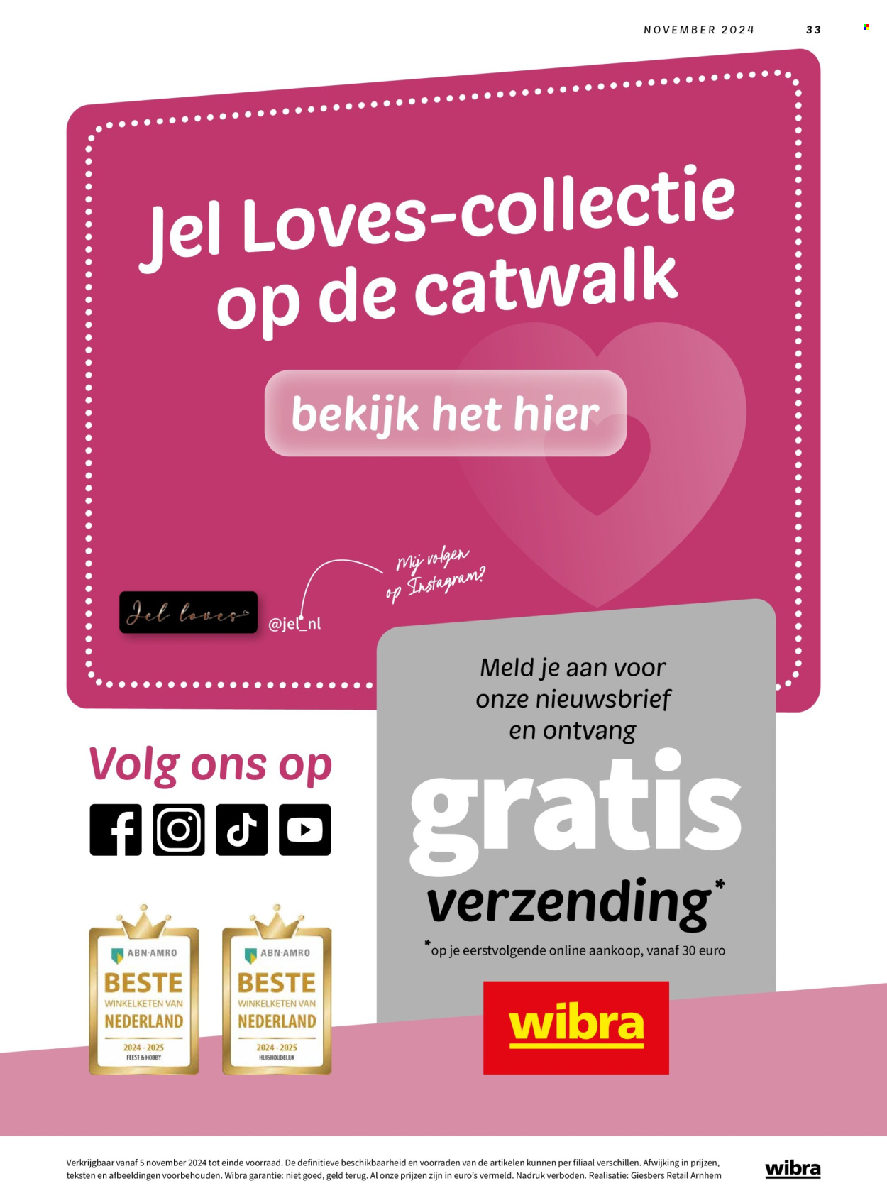 Wibra-aanbieding - 1-11-2024 - 30-11-2024. Pagina 33