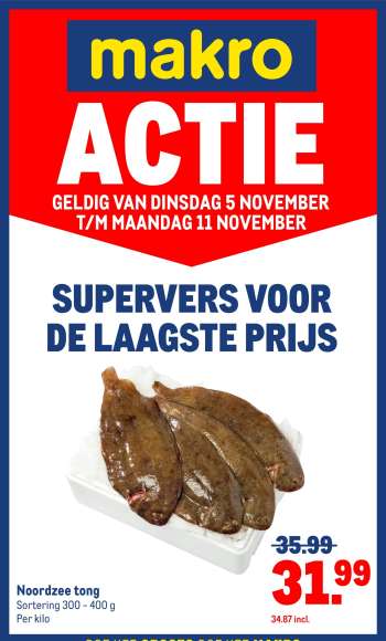 Makro-aanbieding - 5-11-2024 - 11-11-2024.