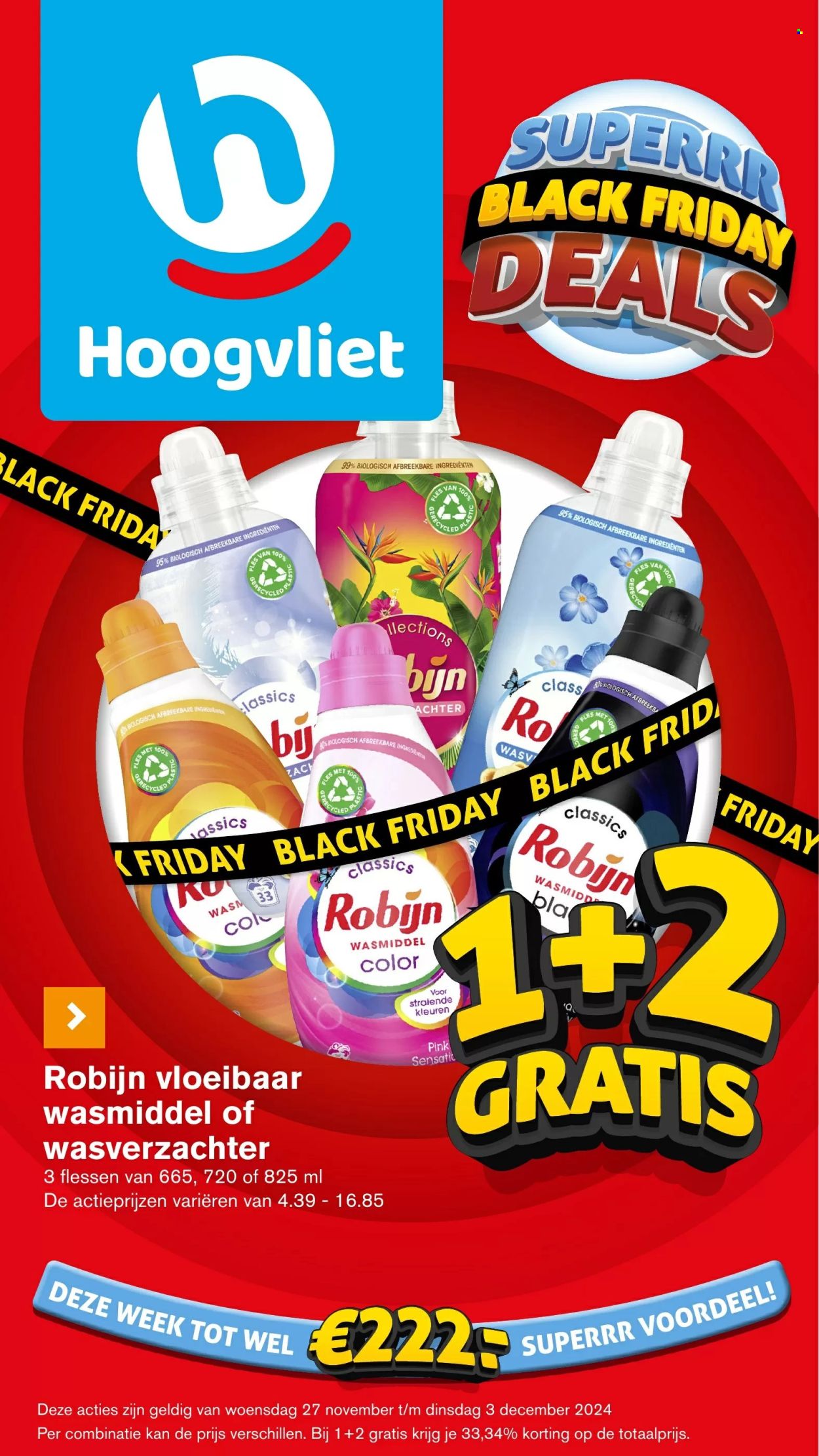 Hoogvliet-aanbieding - 27-11-2024 - 3-12-2024. Pagina 1