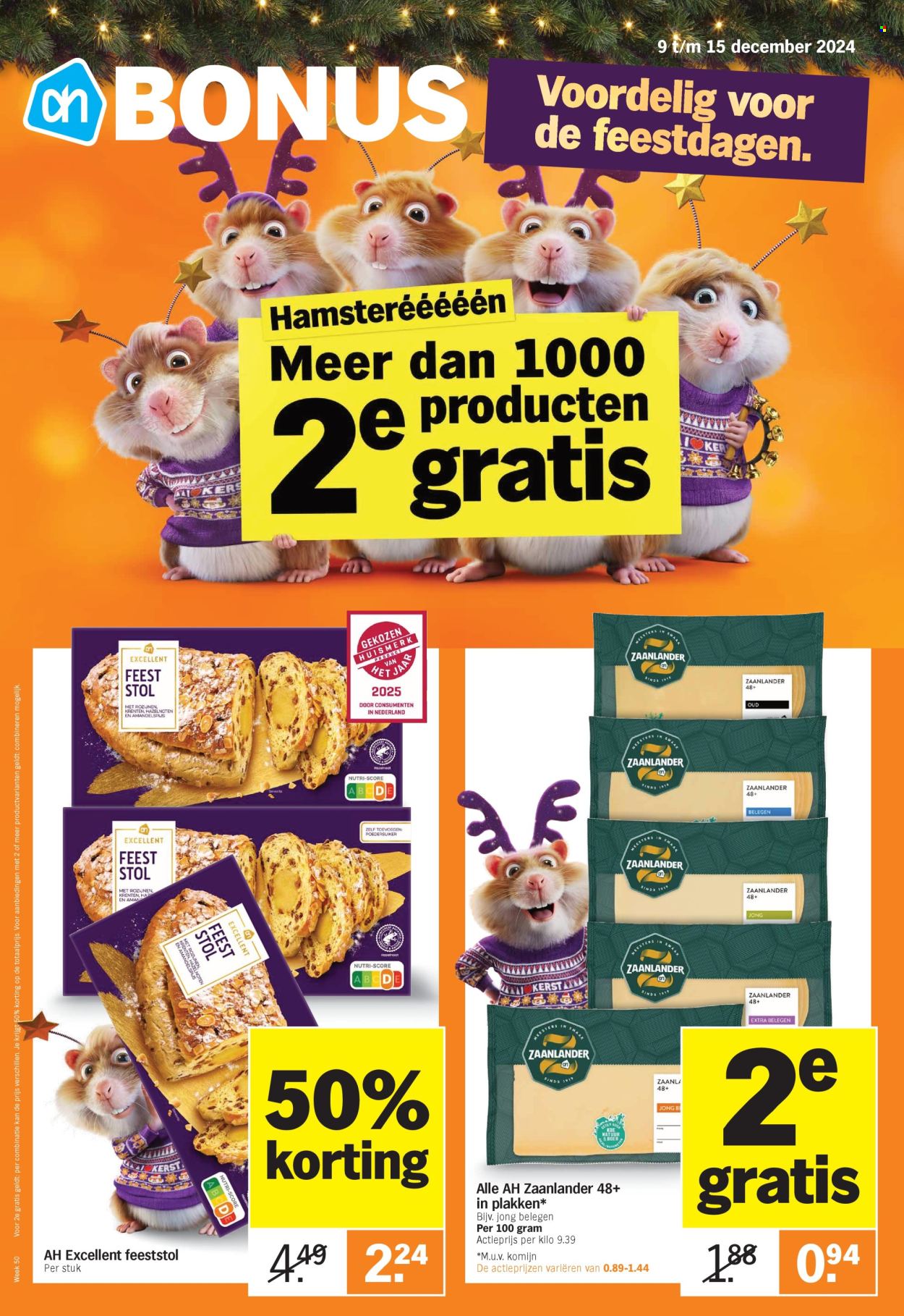 Albert Heijn-aanbieding - 9-12-2024 - 15-12-2024. Pagina 1