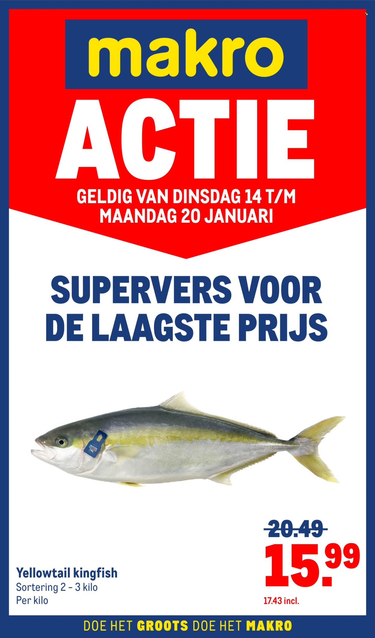 Makro-aanbieding - 14-1-2025 - 20-1-2025. Pagina 1