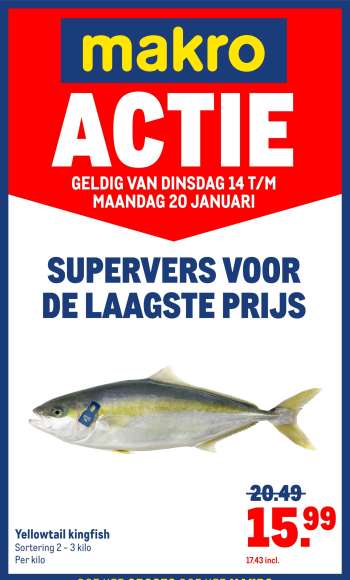 Makro-aanbieding - 14-1-2025 - 20-1-2025.
